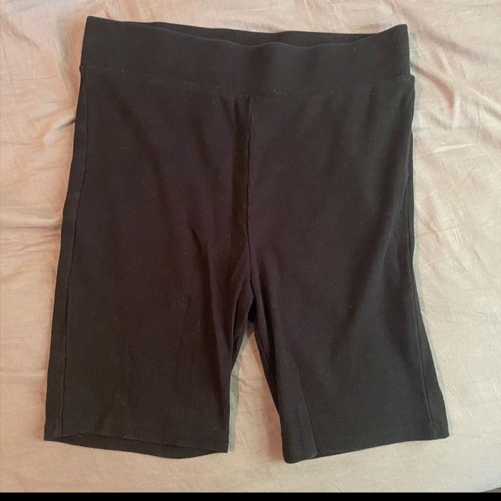 Black biker shorts